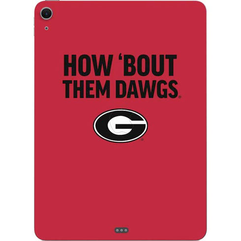University of Georgia How Bout Them Dawgs Apple iPad Air Skin