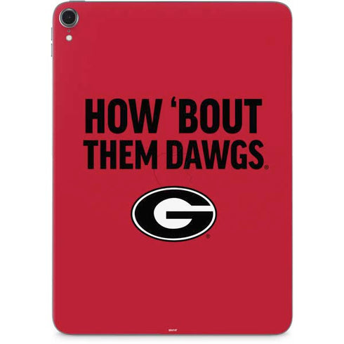 University of Georgia How Bout Them Dawgs Apple iPad Pro Skin