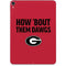 University of Georgia How Bout Them Dawgs Apple iPad Pro Skin