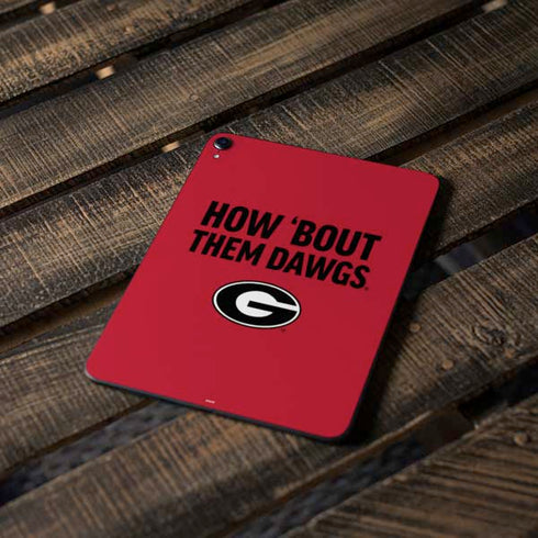University of Georgia How Bout Them Dawgs Apple iPad Pro Skin