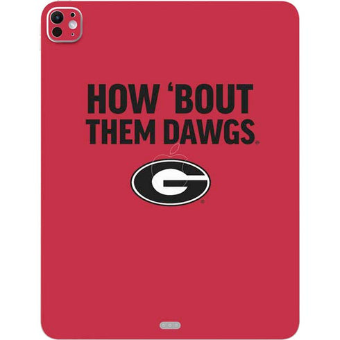 University of Georgia How Bout Them Dawgs iPad Pro 13in M4 (2024) Skin