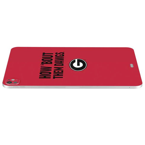University of Georgia How Bout Them Dawgs iPad Pro 13in M4 (2024) Skin