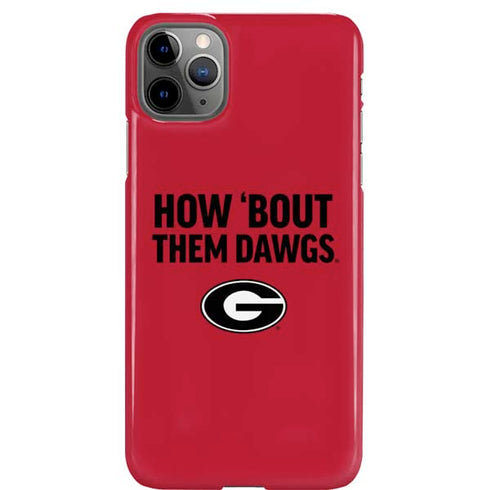 University of Georgia How Bout Them Dawgs iPhone Cases