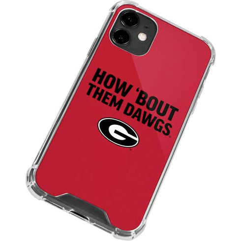 University of Georgia How Bout Them Dawgs iPhone 12 Mini Clear Case