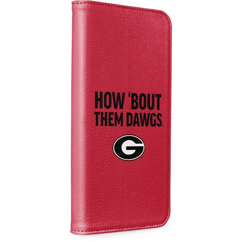 University of Georgia How Bout Them Dawgs iPhone 15 Pro Max Folio Case