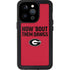 University of Georgia How Bout Them Dawgs iPhone 15 Pro Waterproof Case