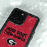 University of Georgia How Bout Them Dawgs iPhone 15 Pro Waterproof Case