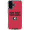 University of Georgia How Bout Them Dawgs iPhone 16 Clear Case