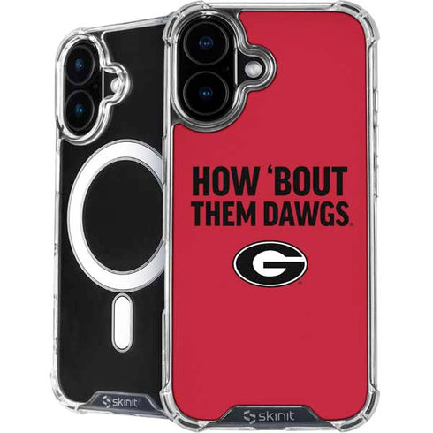 University of Georgia How Bout Them Dawgs iPhone 16 MagSafe Case