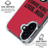 University of Georgia How Bout Them Dawgs iPhone 16 Plus Clear Case