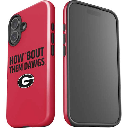 University of Georgia How Bout Them Dawgs iPhone 16 Plus Impact Case