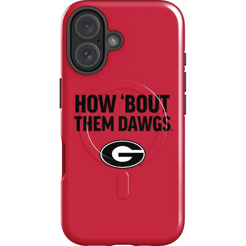 University of Georgia How Bout Them Dawgs iPhone 16 Plus Magsafe Impact Case