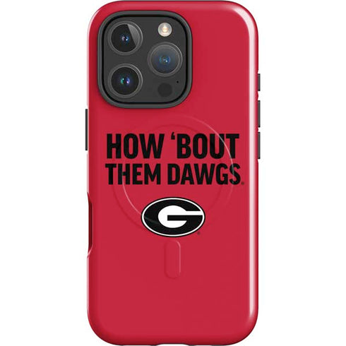 University of Georgia How Bout Them Dawgs iPhone 16 Pro Magsafe Impact Case