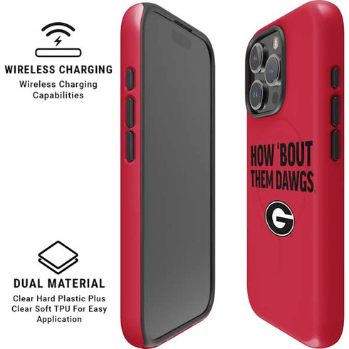 University of Georgia How Bout Them Dawgs iPhone 16 Pro Magsafe Impact Case