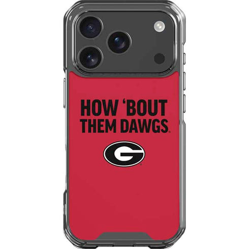 University of Georgia How Bout Them Dawgs iPhone 18 Pro Clear Case