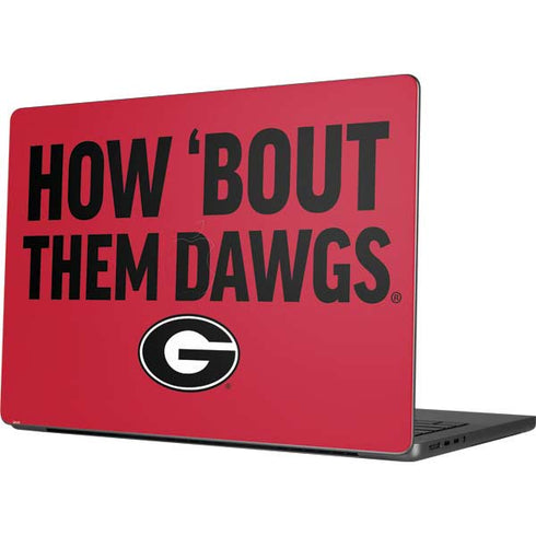 University of Georgia How Bout Them Dawgs Apple MacBook Pro 14-inch Skin
