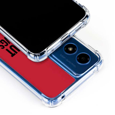 University of Georgia How Bout Them Dawgs Moto G Play 4G (2024) Clear Case
