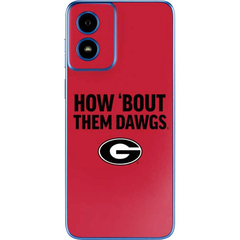 University of Georgia How Bout Them Dawgs Moto G Play 4G (2024) Skin