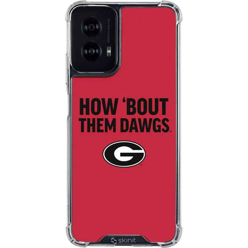 University of Georgia How Bout Them Dawgs Moto G Power 5G (2024) Clear Case