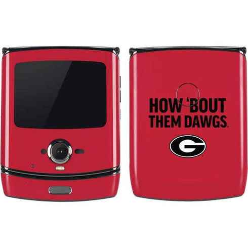 University of Georgia How Bout Them Dawgs Motorola RAZR Skin