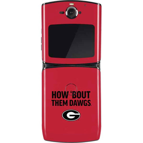 University of Georgia How Bout Them Dawgs Motorola RAZR Skin