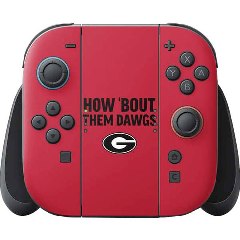 University of Georgia How Bout Them Dawgs Nintendo Skins