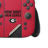 University of Georgia How Bout Them Dawgs Nintendo Switch 2 (2025) Joy-Con Controller Skin