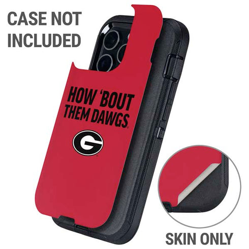 University of Georgia How Bout Them Dawgs Otterbox Defender iPhone Skin