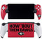 University of Georgia How Bout Them Dawgs PlayStation Portal Remote Player Skin