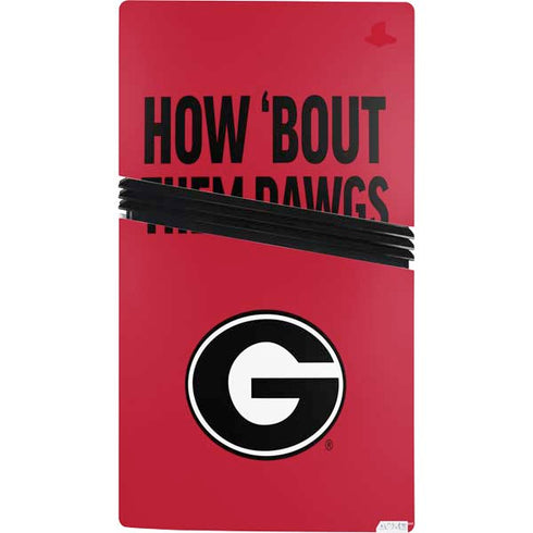 University of Georgia How Bout Them Dawgs PS5 Pro Bundle Skin