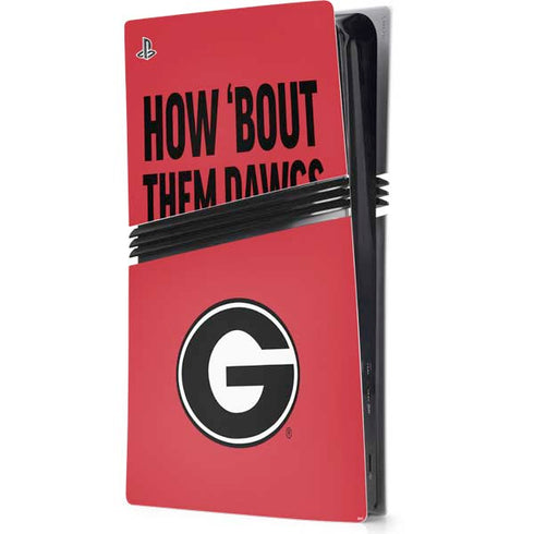 University of Georgia How Bout Them Dawgs PlayStation PS5 Skins