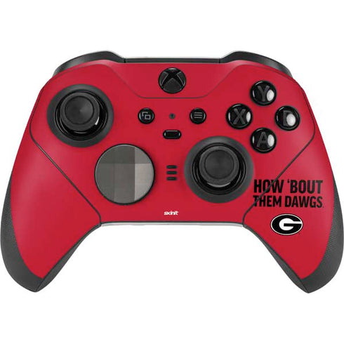 University of Georgia How Bout Them Dawgs Xbox Elite Wireless Controller Series 2 Skin