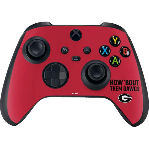 University of Georgia How Bout Them Dawgs XBox Series X Digital Edition Bundle Skin