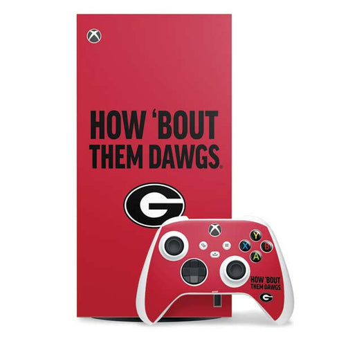 University of Georgia How Bout Them Dawgs Xbox Series X Skins