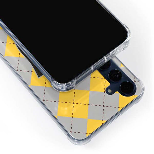 Wizarding World Harry Potter Hufflepuff Crest Galaxy A35 5G Clear Case