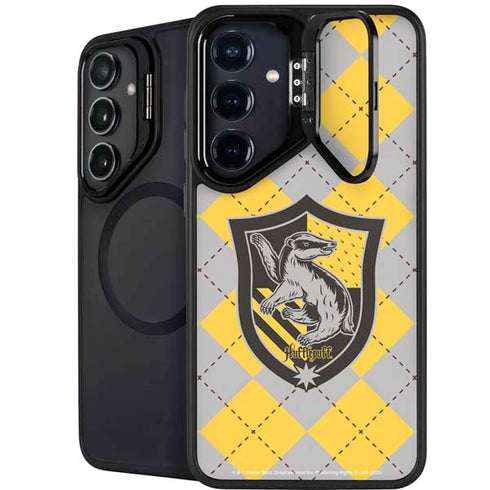 Wizarding World Harry Potter Hufflepuff Crest Galaxy S25 Kickstand Case