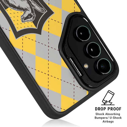 Wizarding World Harry Potter Hufflepuff Crest Galaxy S25 Kickstand Case