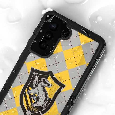 Wizarding World Harry Potter Hufflepuff Crest Galaxy S24 Plus Waterproof Case