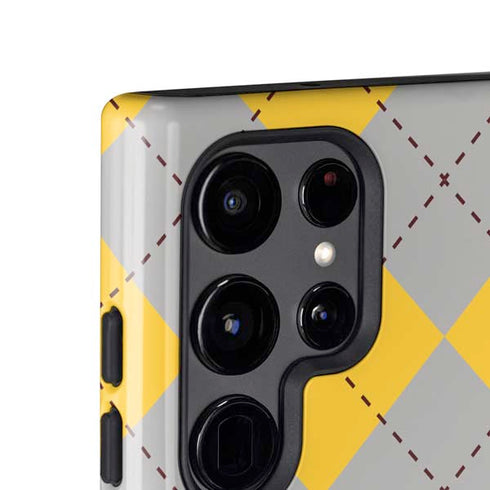 Wizarding World Harry Potter Hufflepuff Crest Galaxy S25 Ultra Impact Case