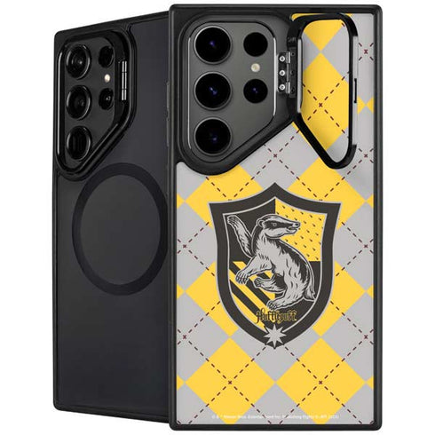 Wizarding World Harry Potter Hufflepuff Crest Galaxy S25 Ultra Kickstand Case