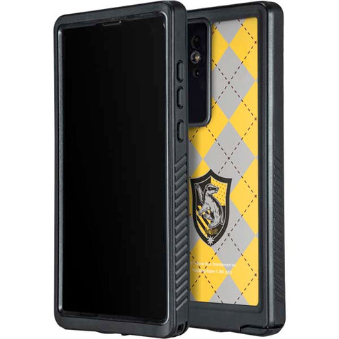 Wizarding World Harry Potter Hufflepuff Crest Galaxy S24 Ultra Waterproof Case