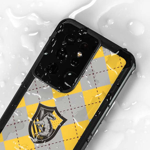 Wizarding World Harry Potter Hufflepuff Crest Galaxy S24 Ultra Waterproof Case