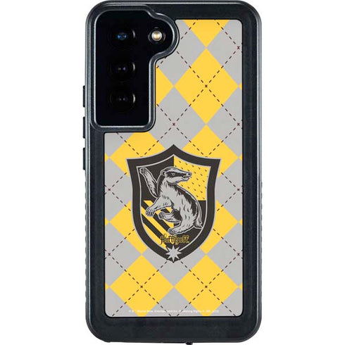 Wizarding World Harry Potter Hufflepuff Crest Galaxy S24 Waterproof Case