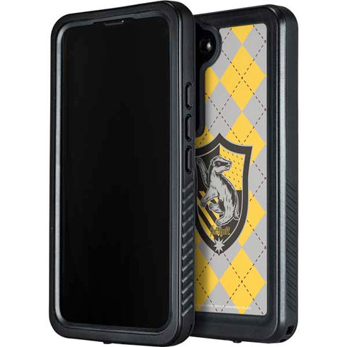Wizarding World Harry Potter Hufflepuff Crest Galaxy S24 Waterproof Case