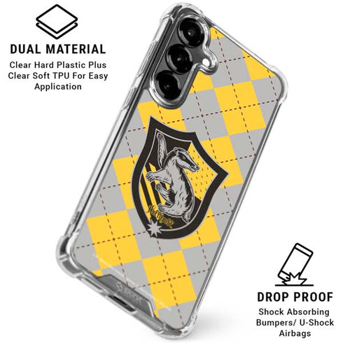 Wizarding World Harry Potter Hufflepuff Crest Galaxy S26 Plus Clear Case