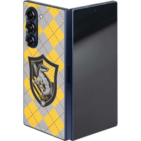 Wizarding World Harry Potter Hufflepuff Crest Galaxy Z Fold6 Skin