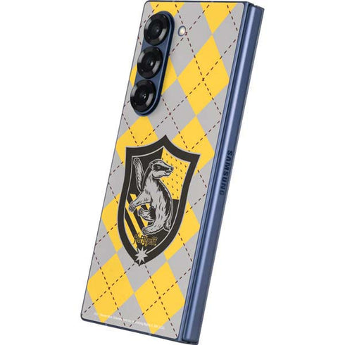 Wizarding World Harry Potter Hufflepuff Crest Galaxy Z Fold6 Skin