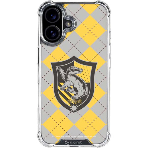 Wizarding World Harry Potter Hufflepuff Crest iPhone 16 Clear Case
