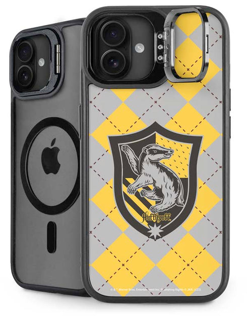 Wizarding World Harry Potter Hufflepuff Crest iPhone 16 Plus Kickstand Case