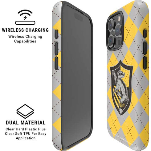 Wizarding World Harry Potter Hufflepuff Crest iPhone 16 Pro Magsafe Impact Case